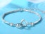 Bracelet Double Heart White Gold Plated Bracelet Carousel 1