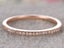 Ring Rose Gold Plated CZ Diamonds Ring/S9 Carousel 1