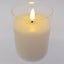 LED Glass Candle - 10cm Carousel 1