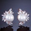 Earrings Jewelry Stud Diamonds Rhinestone Crystal Luxury Fashion Pearl Earrings Carousel 1