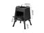 Folding Camp Stove/Portable Wood Burning Stove-Large Carousel 7