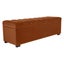 Soho Storage Bench Ottoman in Caramel Velvet Carousel 3
