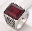 Ring Ruby Men's Ring Stainless Steel Size 10 Carousel 2