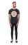 The Beatles T Shirt Sgt Pepper Drum Band Logo new Official Mens Black Snow Wash Carousel 2