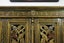 Clearance Sale - Ornate Hand Carved Cabinet With 4 Cupboards Green/White/Red Carousel 8