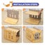 Cat House Rabbit Hutch Pet Scratcher Indoor Bunny Cage Kitten Castle Condo Cave Carousel 12