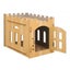 Cat House Rabbit Hutch Pet Scratcher Indoor Bunny Cage Kitten Castle Condo Cave Carousel 14