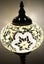 Turkish Mosaic Table Lamp XLarge White Carousel 3