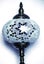 Turkish Mosaic Table Lamp XLarge White Carousel 4