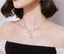 Necklace CZ Flower Pendant Necklace for Women Rose Gold Plated Carousel 4