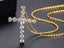 CZ Gold Cross Pendant Necklace Genuine 18KGP Yellow Gold / Christmas Gift Carousel 1