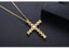 CZ Gold Cross Pendant Necklace Genuine 18KGP Yellow Gold / Christmas Gift Carousel 4
