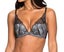 Gossard VIP Twilight 17301 Underwired High Apex Plunge Bra Black Grey CS Carousel 1