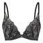 Gossard VIP Twilight 17301 Underwired High Apex Plunge Bra Black Grey CS Carousel 5