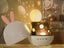 3 in 1 Rotating Projector Lamp Rabbit Night Light Music Box with 6 Theme Films Carousel 4