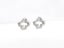 S925 Sterling Silver Earrings Four Leaf Clover Studs Women Girls Jewelry Gifts Carousel 3