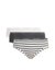 15 Pairs X Bonds Womens Cottontail Midi Underwear White/Charcoal Stripes Carousel 1