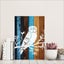 Wall Art - Plywood Rectangle AT Morepork Large (42cm) Carousel 1