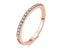 Ring CZ Diamonds 18KGP Rose Gold Ring/S6 Carousel 1