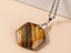 Necklace Natural Stone Tiger Eye Stone Pendant Necklace Carousel 1