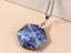 Necklace Natural Stone Sea-blue Navy Stone Pendant Necklace Carousel 1