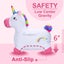 Bouncy Pals Inflatable Ride-On Plush Unicorn w Pump Toddler Riding Toy 18m+ Carousel 3