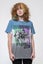 Ramones T Shirt Hey Ho Retro Band Logo new Official Unisex Dip Dye Blue Carousel 5