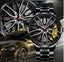 Mens "Mag Wheel" Sports Watch with Yellow Brake Pads Carousel 4