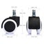 5pcs Replacement Office Chair Casters for Hardwood and Carpet Floors Carousel 10