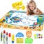 Water Doodle Mat Magic Doodle Drawing Mat, Large Magic Water Drawing Mat Toy Ki Carousel 2