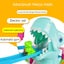 Cartoon Dinosaur Track Set Electric Slide Railcar Track Toy Dinosaur Climb Stair Carousel 3