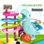 Cartoon Dinosaur Track Set Electric Slide Railcar Track Toy Dinosaur Climb Stair Carousel 5