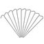 Titanium Hook-Shaped Tent Pegs: Ultra-Lightweight titanium tent stakes 17cm Carousel 2