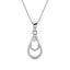 18K White Gold Crystal Necklace "Collette" Carousel 5
