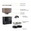 Automatic Pet Cat Dog Feeder Auto Dual Bowls Timed Food Dispenser 6L Petscene Carousel 9