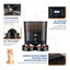 Automatic Pet Cat Dog Feeder Auto Dual Bowls Timed Food Dispenser 6L Petscene Carousel 12