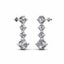 18K White Gold Premium Crystal Dangle Earrings "Melonie" Carousel 6