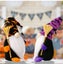 Witch Gnomes Plush Halloween Decorations with Spider Bat Ornaments Scan Set of 2 Carousel 5