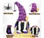 Witch Gnomes Plush Halloween Decorations with Spider Bat Ornaments Scan Set of 2 Carousel 15