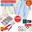 Brand New 100Pcs Metal Snaps Buttons Fastener Pliers Press Tools *Clearance* Carousel 3