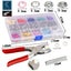 Brand New 100Pcs Metal Snaps Buttons Fastener Pliers Press Tools *Clearance* Carousel 7