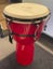 12" Djembe 12" w/ Tightening Lugs - Red Gloss Carousel 1