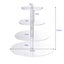 Cupcake Stand 4 Tier Acrylic Cake Dessert Pastry Display Holder LED String Light Carousel 7