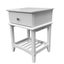 Nova Bedside Table 1 Drawer White Malaysian Made SEMI ASSEMBLED Carousel 1