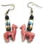 Llama earrings, pink llamas (E7) Carousel 1