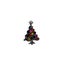 Silver Christmas Tree Brooch Blazer Shirt Pin Carousel 1