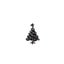 Silver Christmas Tree Brooch Blazer Shirt Pin Carousel 3
