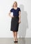 Ladies Classic Below Knee Skirt - Charcoal - Size 18 - Biz Collection Carousel 2