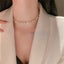 Necklace Crystal Pearl Necklace Yellow Gold Plated Choker Carousel 4
