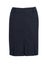 Comfort Wool Stretch Womens Multi-Pleat Skirt - Navy - Size 4 - Biz Collection Carousel 2